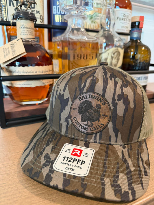 Custom Business Leather Patch Hat- Richardson 112