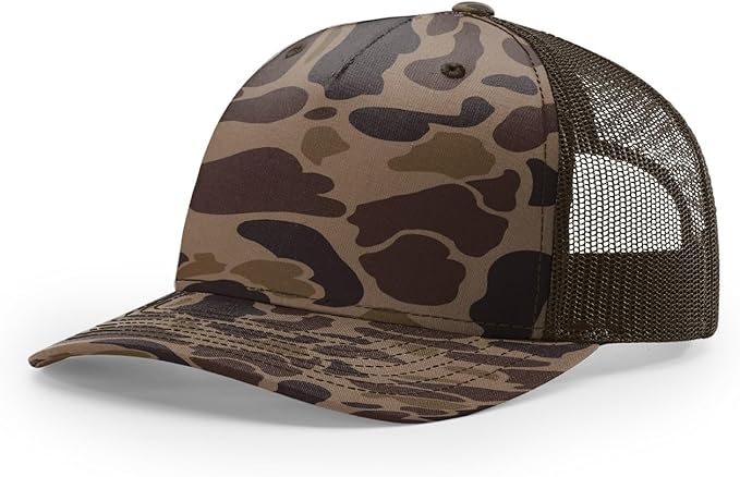 Custom Business Leather Patch Hat- Richardson 112