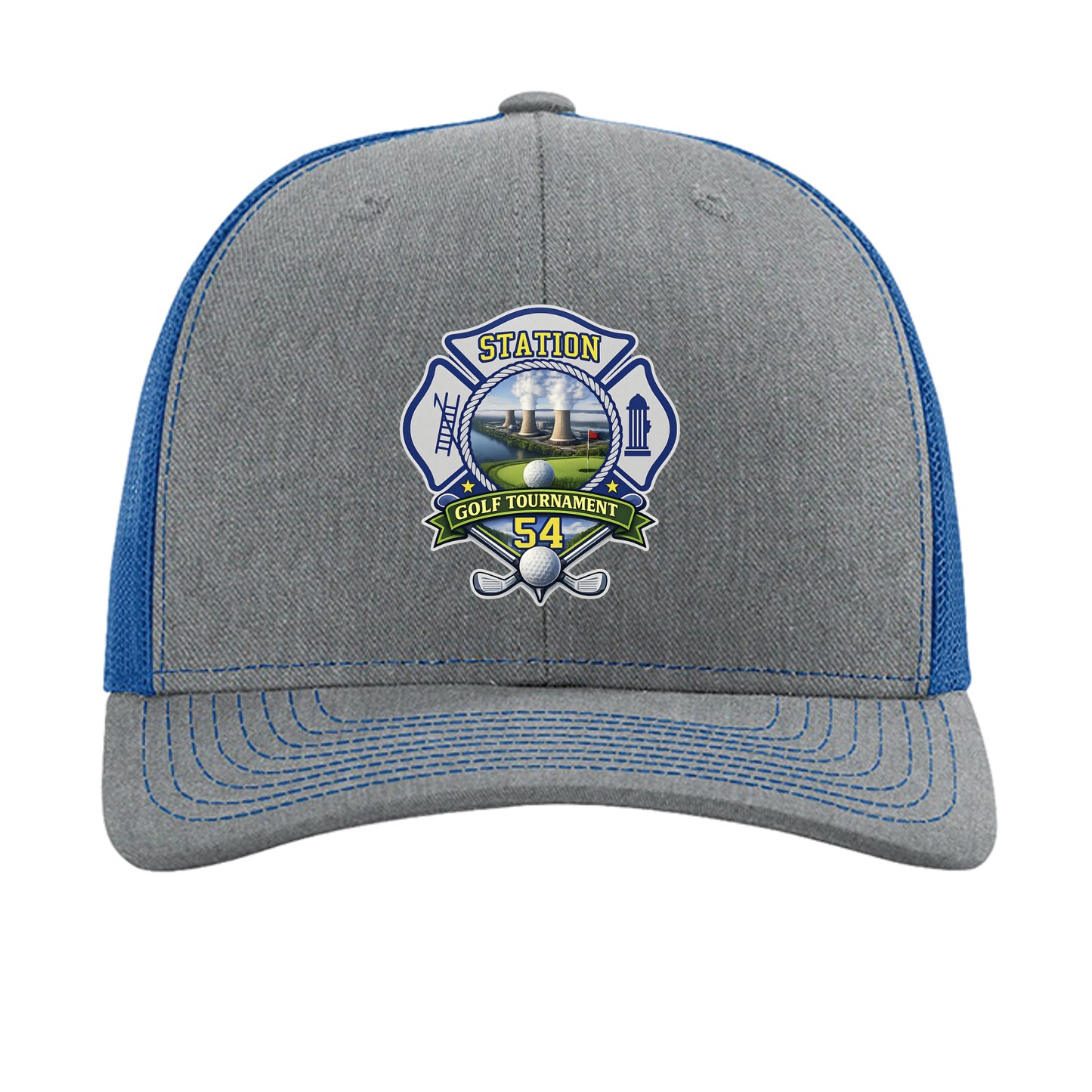 Heather Grey/ Royal - 112 - FRONT