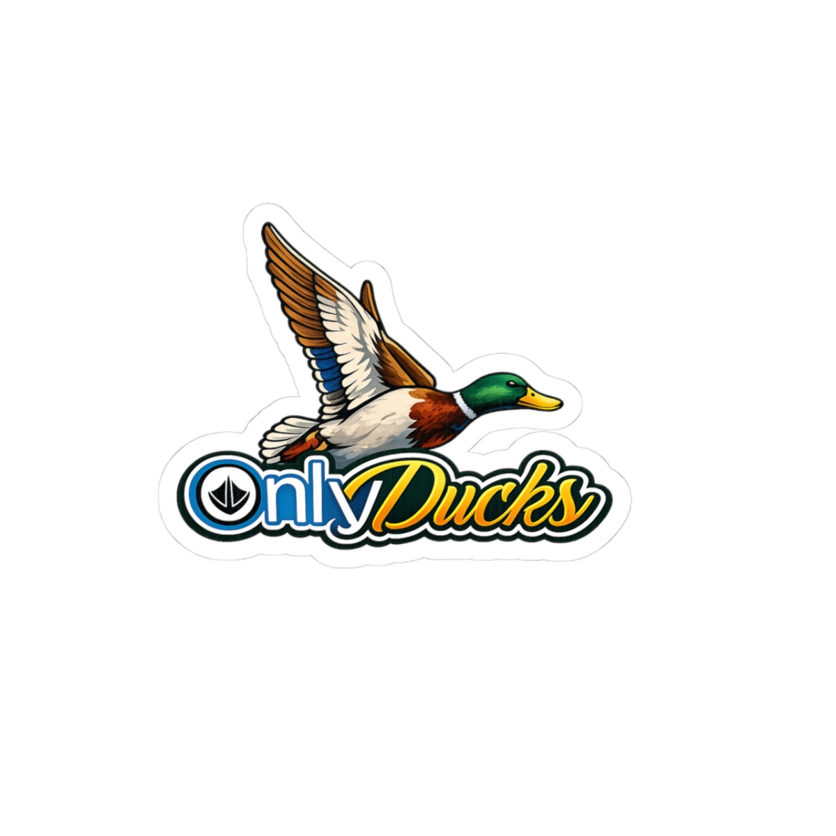 Only Ducks (Colored)- Sticker
