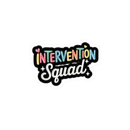 Intervention Squad- Sticker