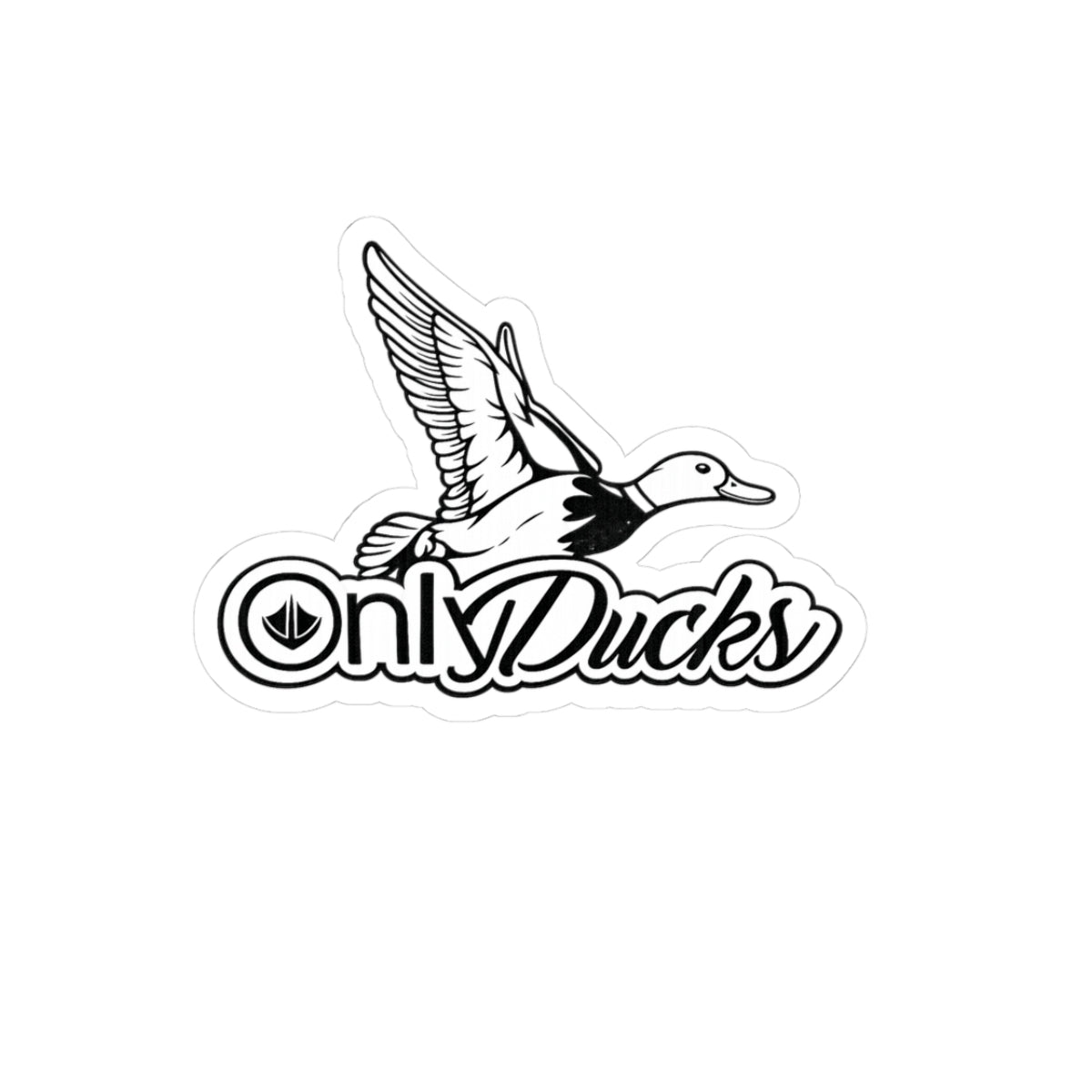 Only Ducks- Sticker