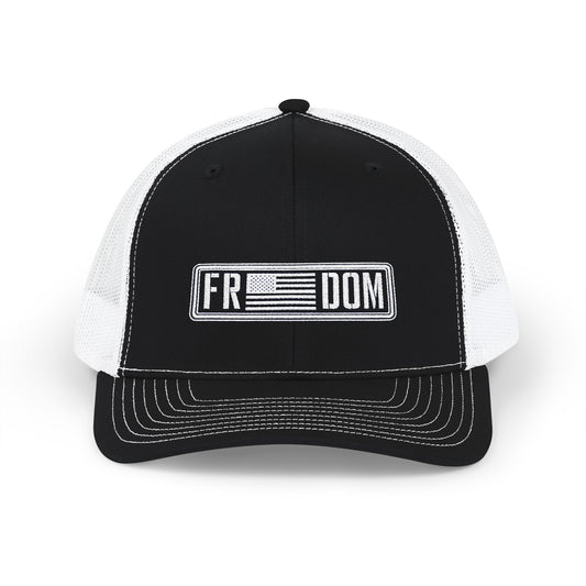 Freedom Embroidered Hat- Richardson 112