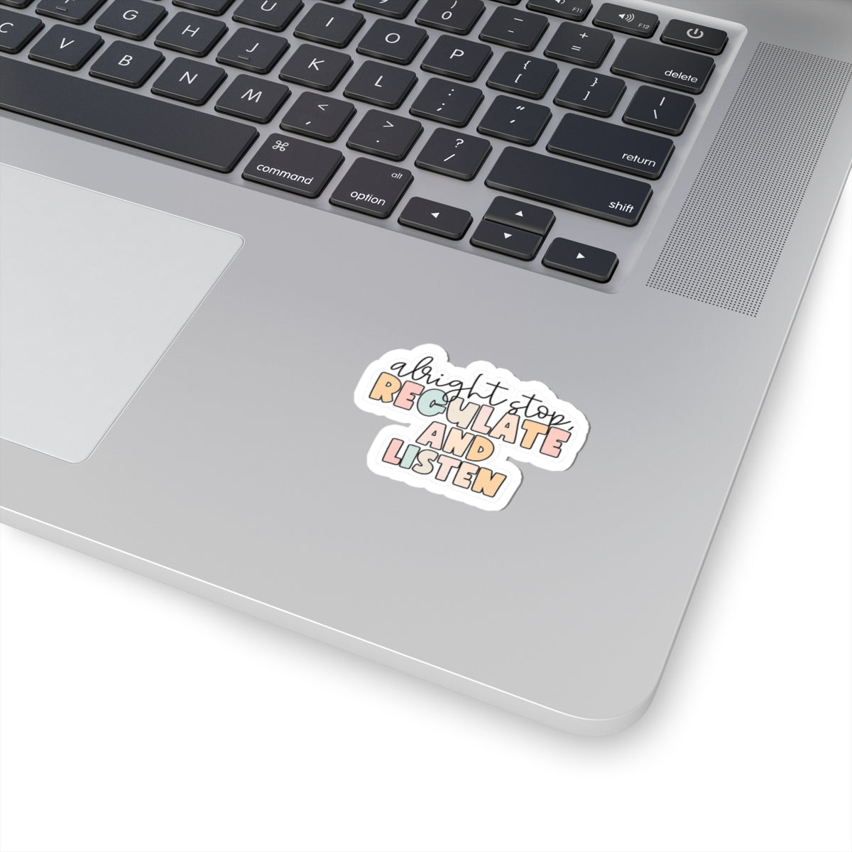Alright Stop, Regulate and Listen- Sticker