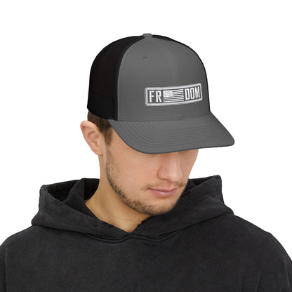 Freedom Embroidered Hat- Richardson 112