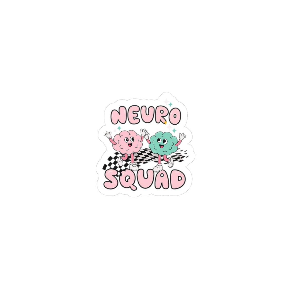 Neuro Squad Cute Brain Sticker