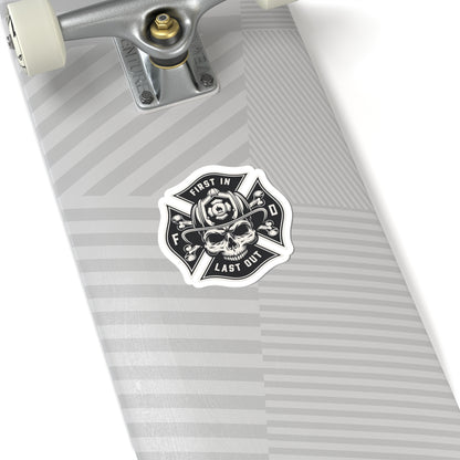 First In Last Out-Sticker