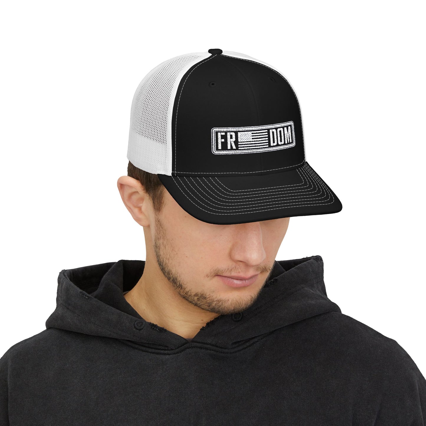 Freedom Embroidered Hat- Richardson 112