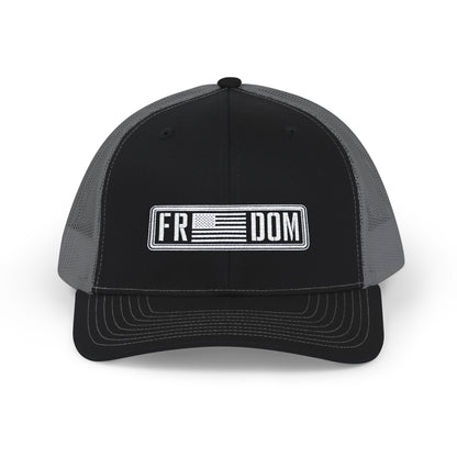 Freedom Embroidered Hat- Richardson 112