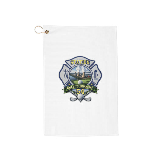 Golf Towel — 'Station 54 Golf Tournament' Logo Towel with Grommet Ring