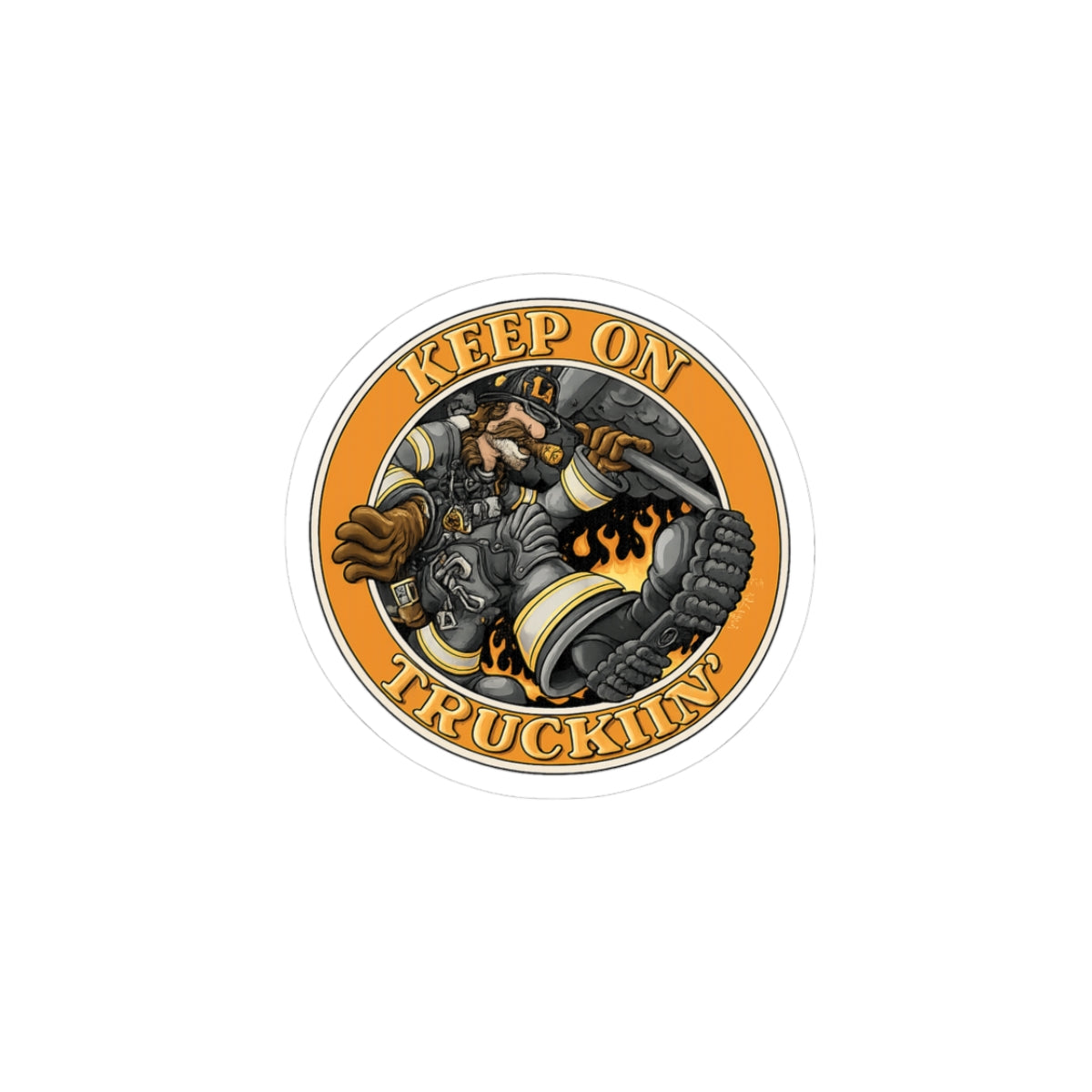 Keep On Truckin'- Sticker