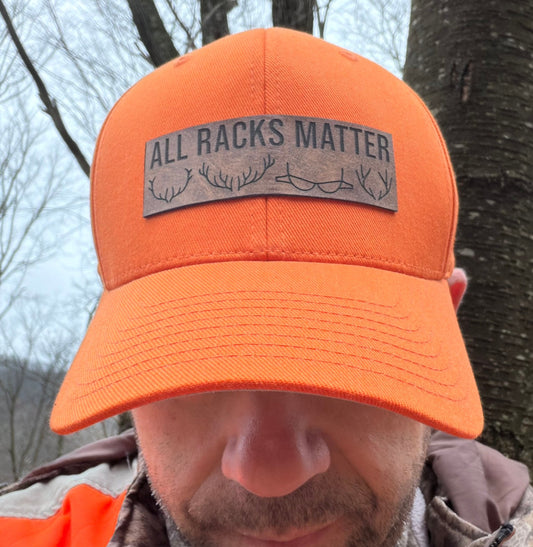 “All Racks Matter” Leather Patch Hat