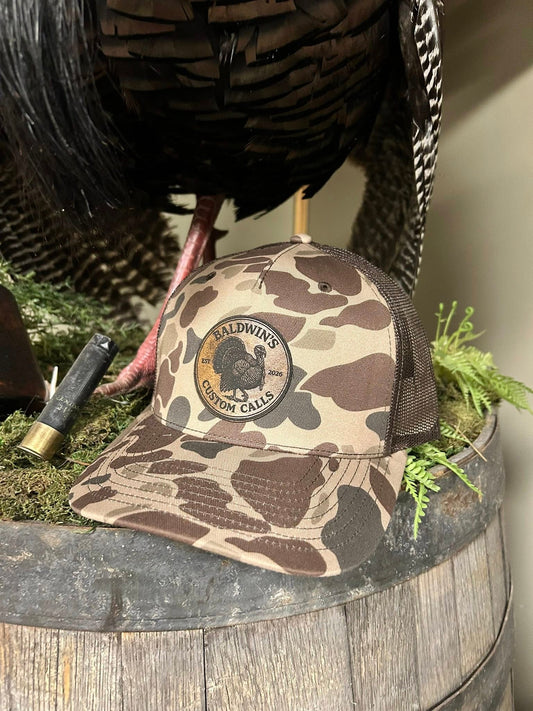 Custom Business Leather Patch Hat- Richardson 112