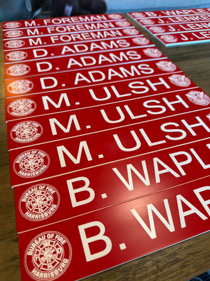Custom Gear Rack Nameplates