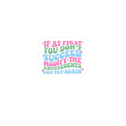 Modify the Antecedent- Sticker