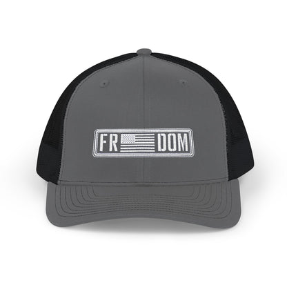 Freedom Embroidered Hat- Richardson 112