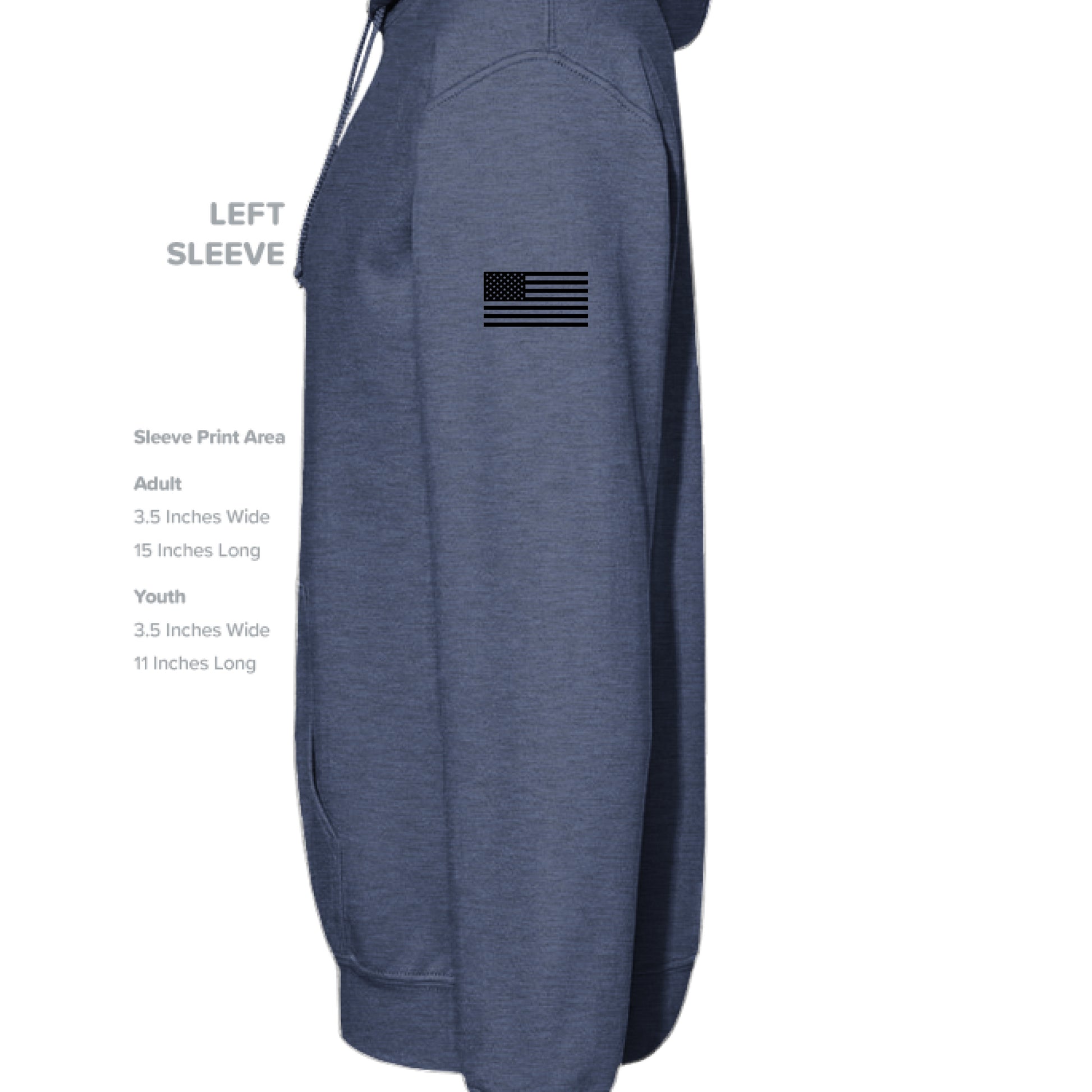 Heather Sport Dark Navy - SLEEVE_LEFT