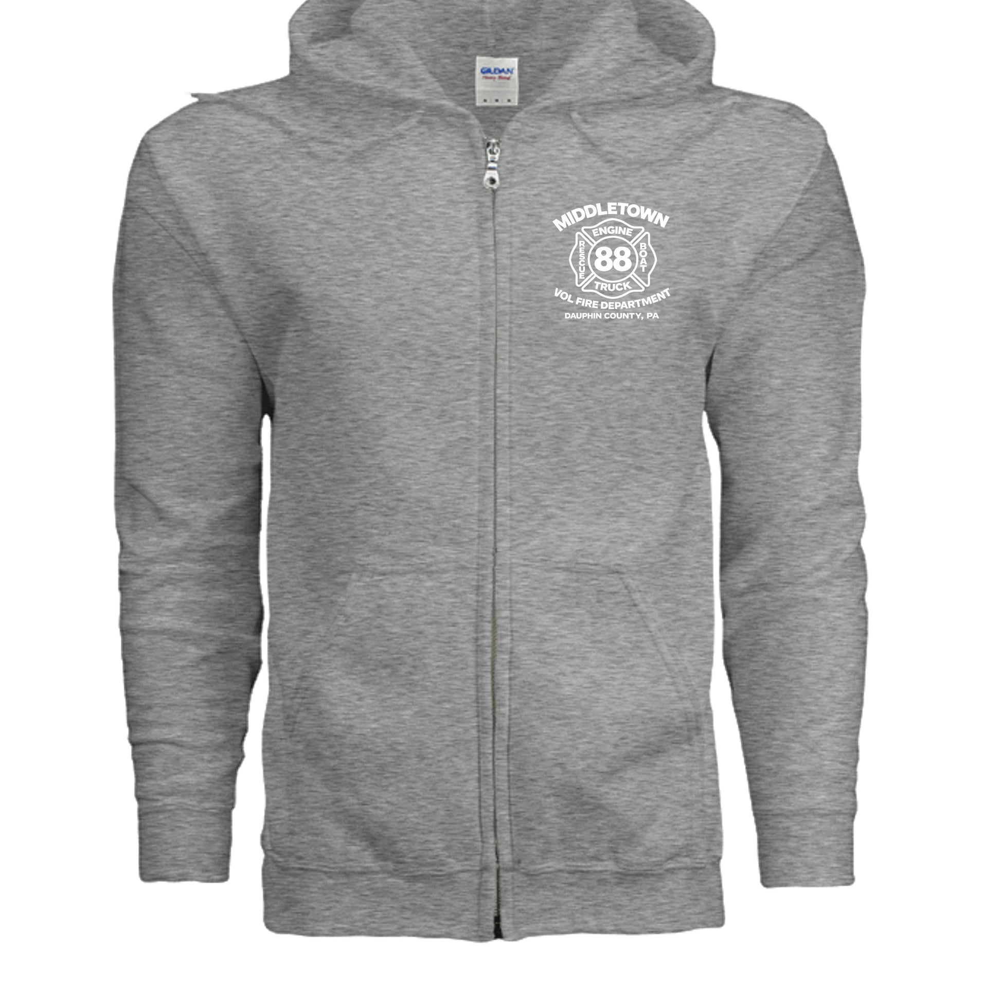 GRAPHITE HEATHER - G186 - FRONT