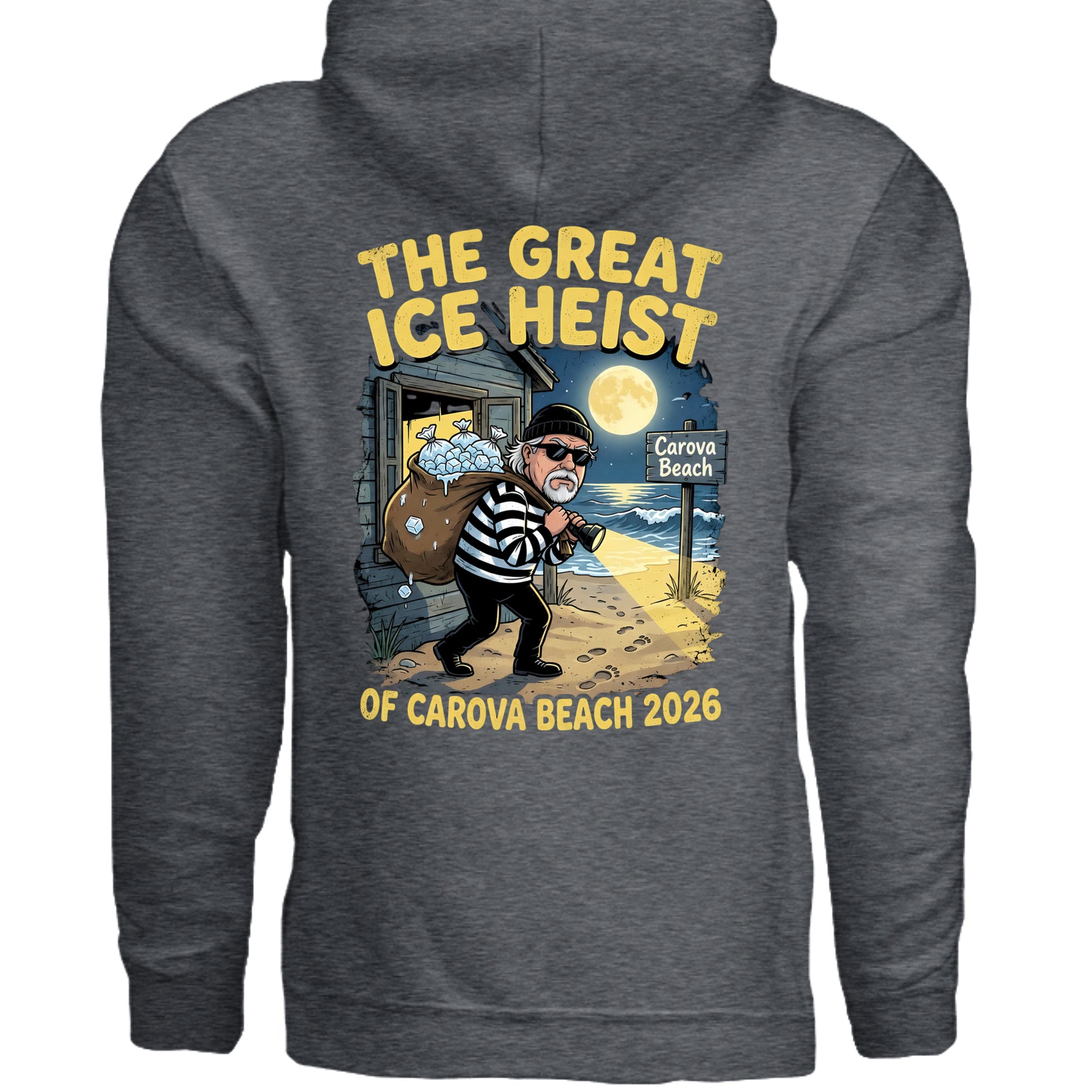DARK HEATHER - G185 - BACK